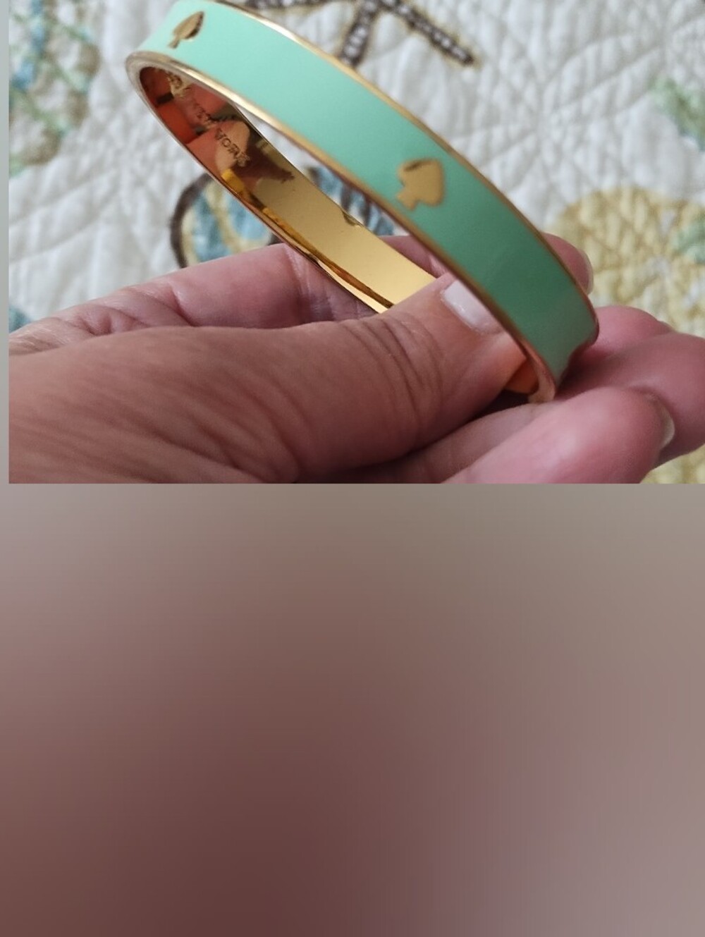 Kate Spade Mint Green Bracelet